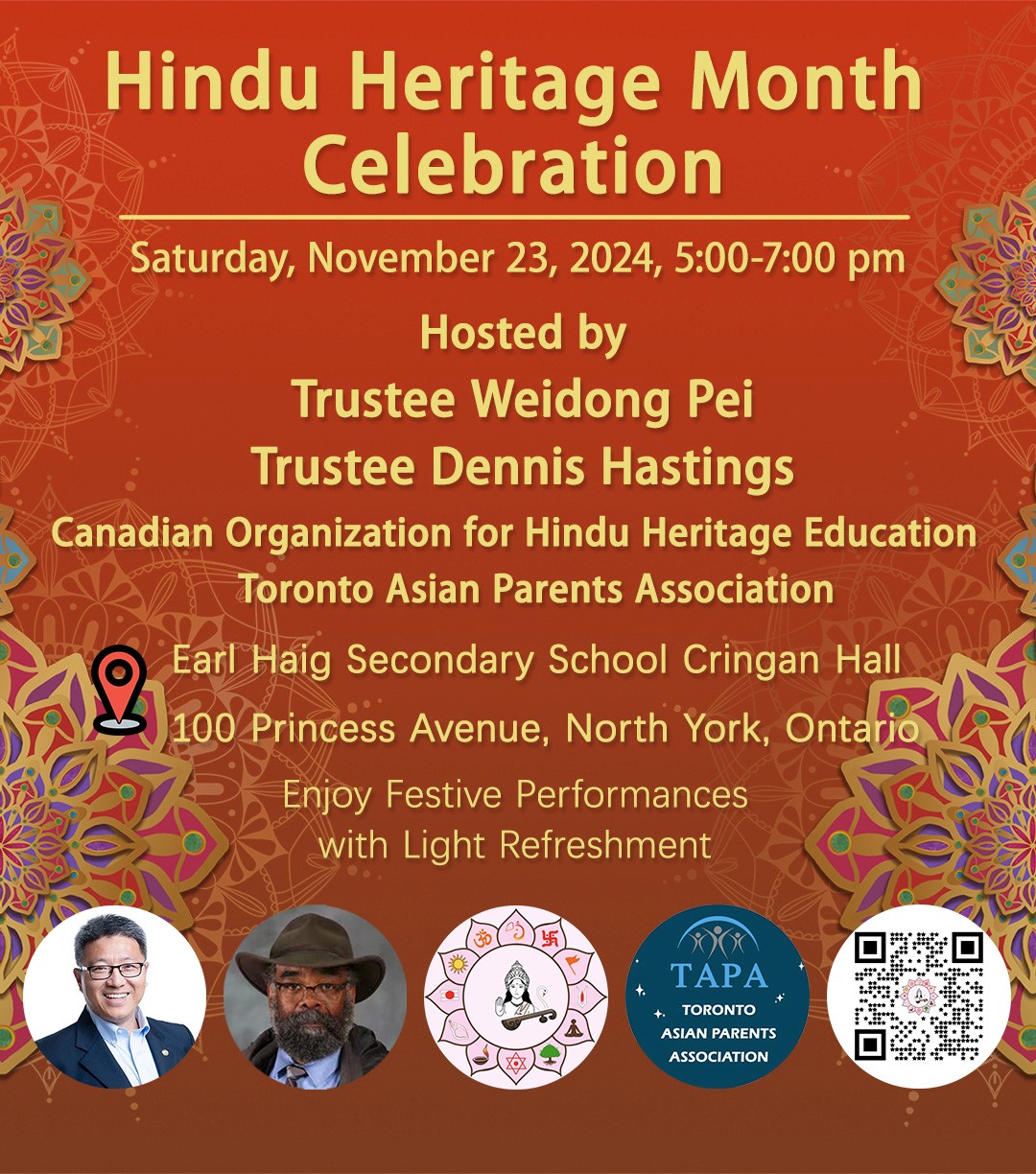 2024 11 23 Hindu Heritage Month Celebration